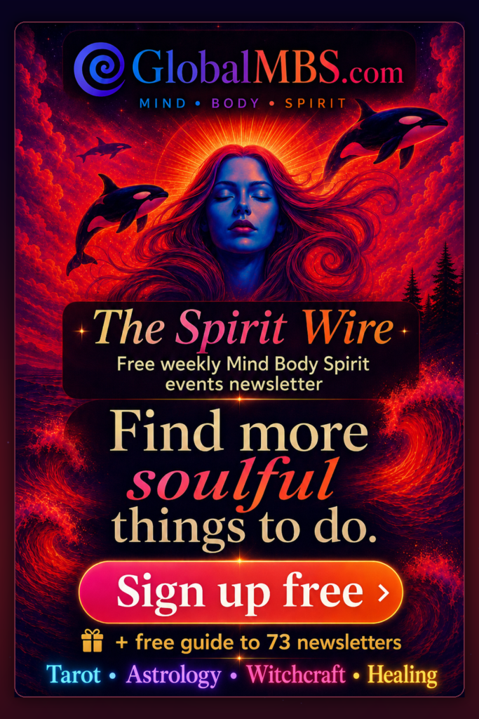 The Spirit Wire by GlobalMBS free weekly Mind Body Spirit events newsletter with free guide to 73 newsletters